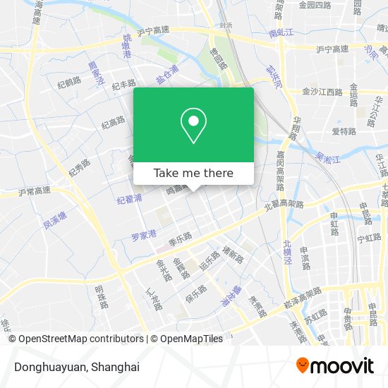 Donghuayuan map