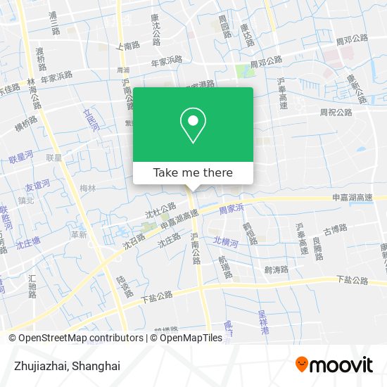 Zhujiazhai map