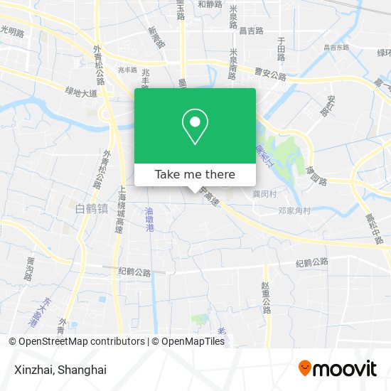 Xinzhai map