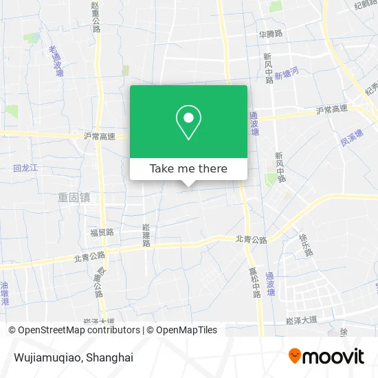 Wujiamuqiao map