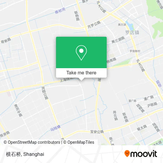 横石桥 map