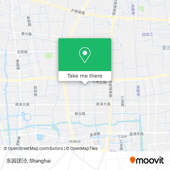 东园团泾 map