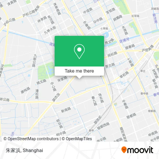 朱家浜 map