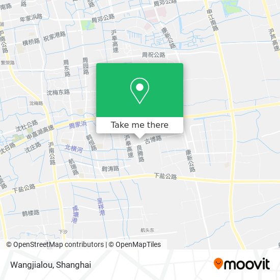 Wangjialou map
