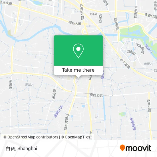 白鹤 map