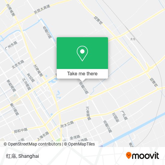 红庙 map