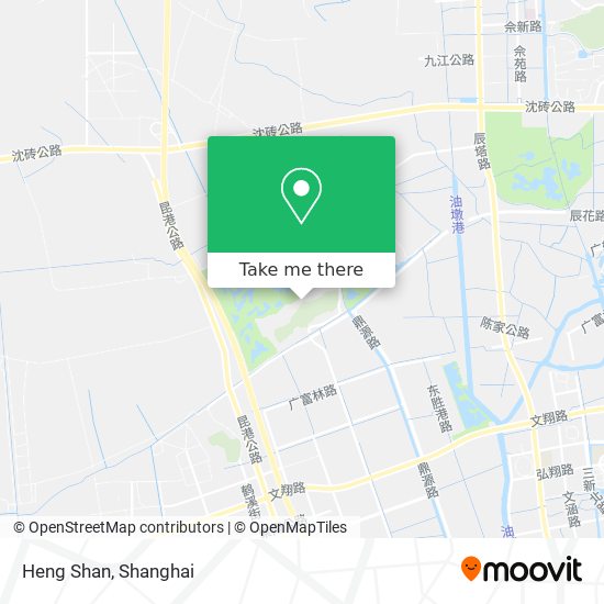 Heng Shan map