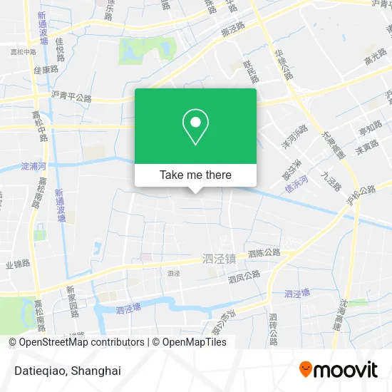 Datieqiao map