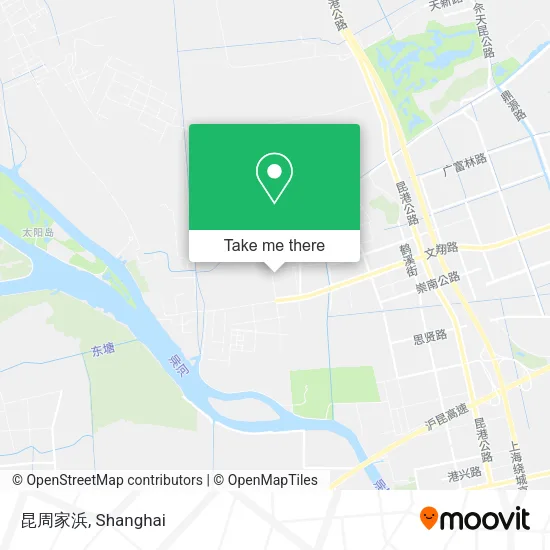昆周家浜 map