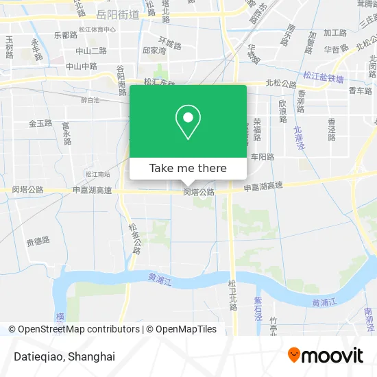 Datieqiao map