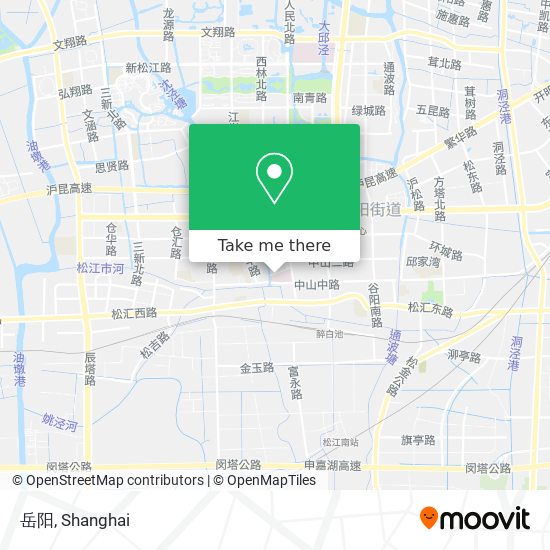 岳阳 map