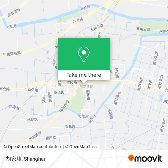 胡家埭 map