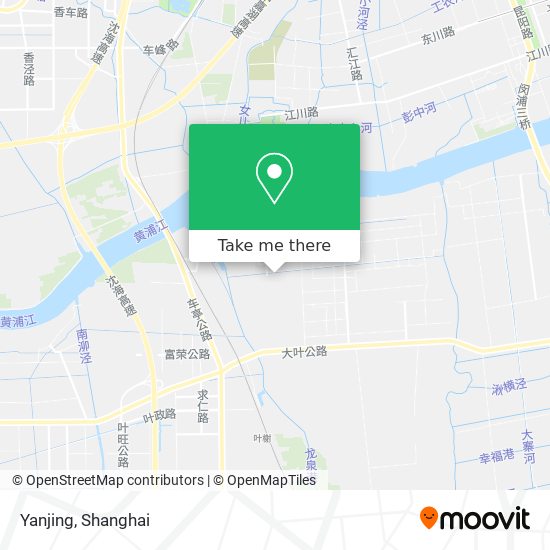 Yanjing map