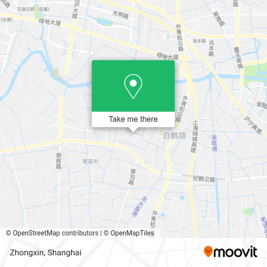 Zhongxin map