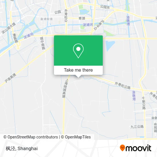 枫泾 map