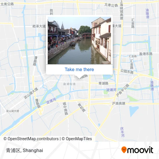 青浦区 map