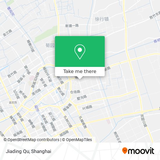 Jiading Qu map