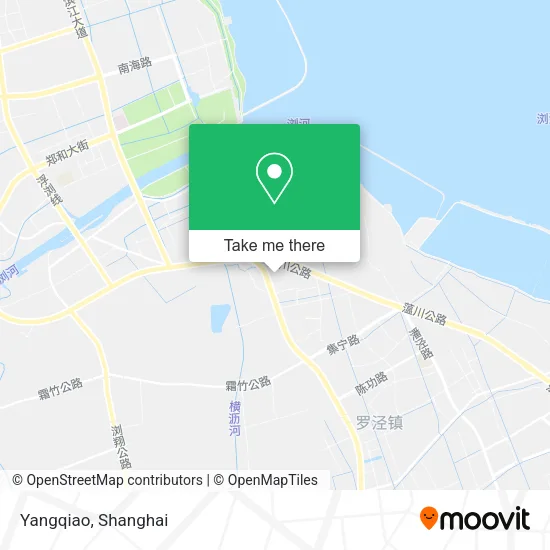 Yangqiao map