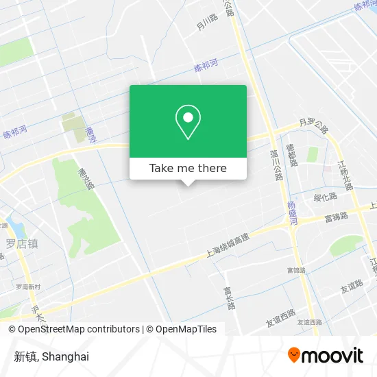 新镇 map