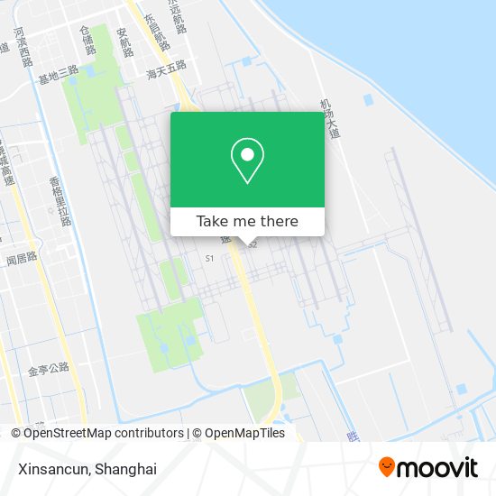 Xinsancun map