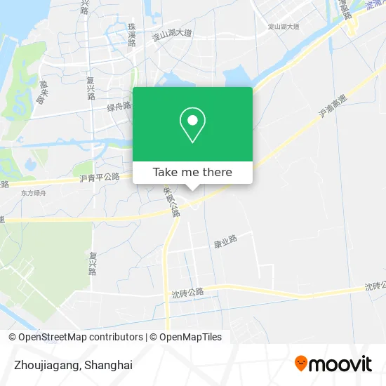 Zhoujiagang map