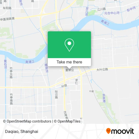 Daqiao map