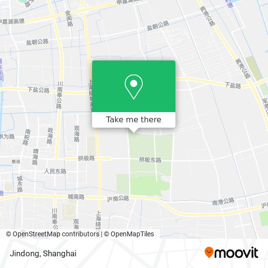 Jindong map