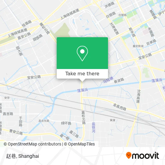 赵巷 map
