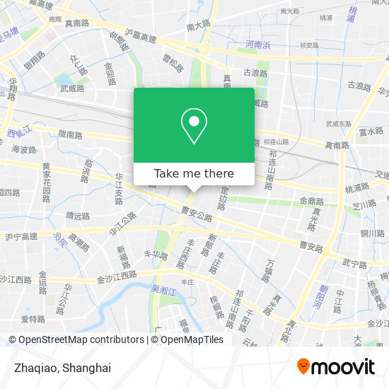 Zhaqiao map