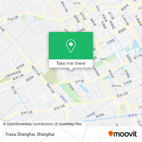 Trasa Shanghai map