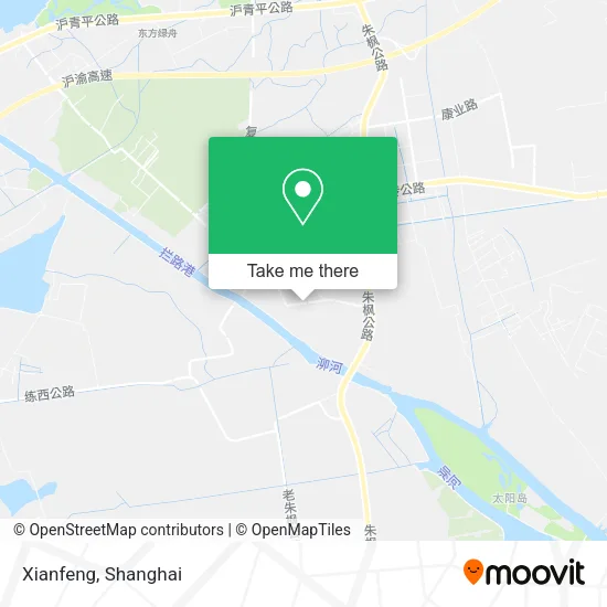 Xianfeng map