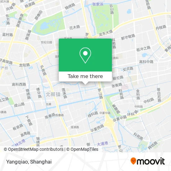 Yangqiao map