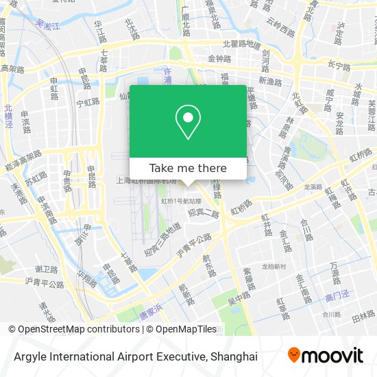 Argyle International Airport Executive map