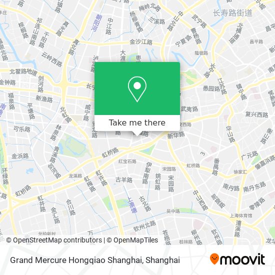 Grand Mercure Hongqiao Shanghai map