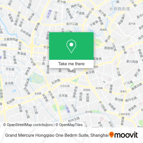 Grand Mercure Hongqiao One Bedrm Suite map