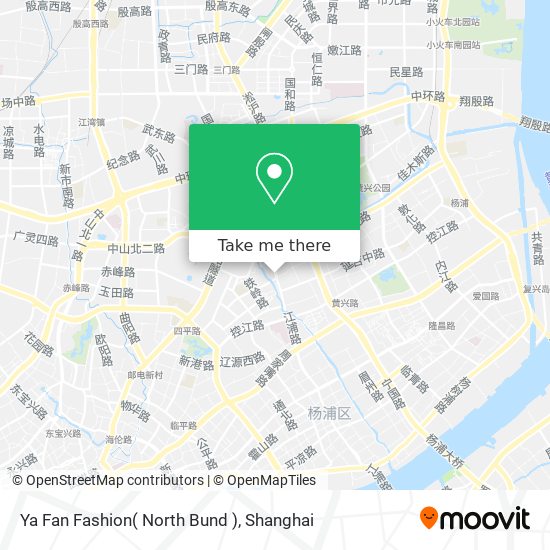 Ya Fan Fashion( North Bund ) map