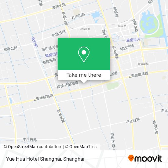 Yue Hua Hotel Shanghai map