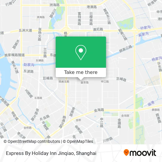 Express By Holiday Inn Jinqiao map