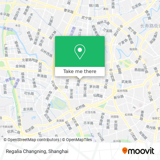 Regalia Changning map