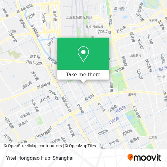 Yitel Hongqiao Hub map