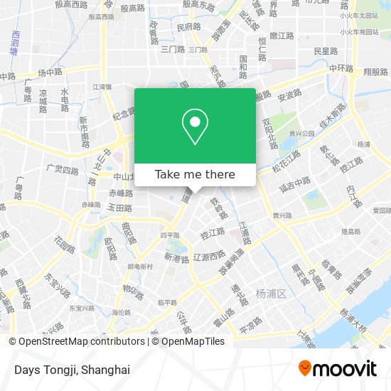 Days Tongji map
