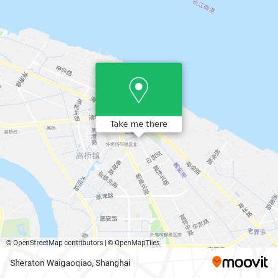 Sheraton Waigaoqiao map