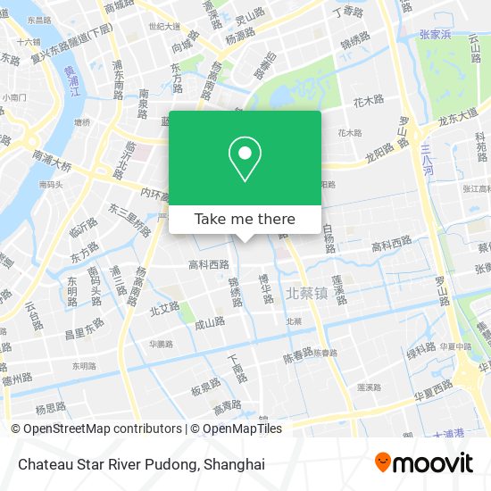 Chateau Star River Pudong map