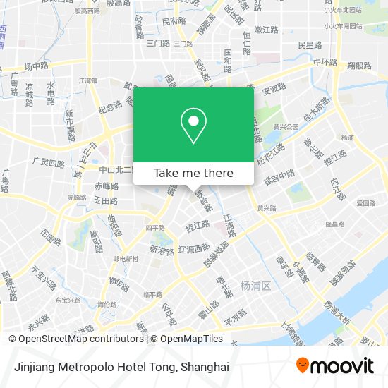 Jinjiang Metropolo Hotel Tong map