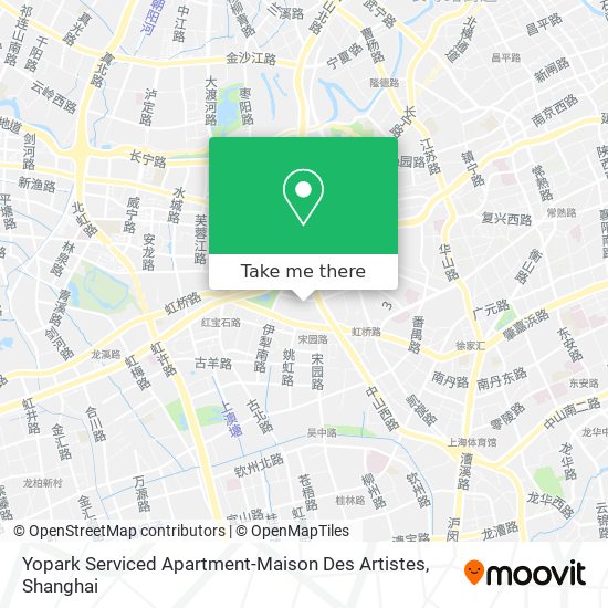 Yopark Serviced Apartment-Maison Des Artistes map