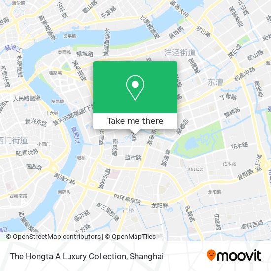 The Hongta A Luxury Collection map