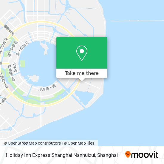 Holiday Inn Express Shanghai Nanhuizui map