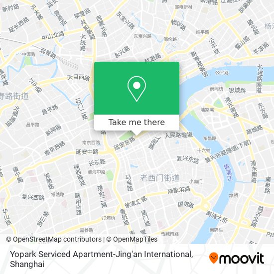 Yopark Serviced Apartment-Jing'an International map