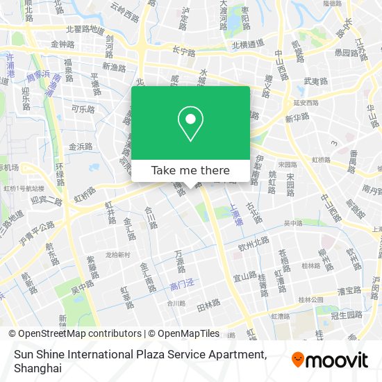 Sun Shine International Plaza Service Apartment map