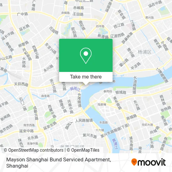 Mayson Shanghai Bund Serviced Apartment map